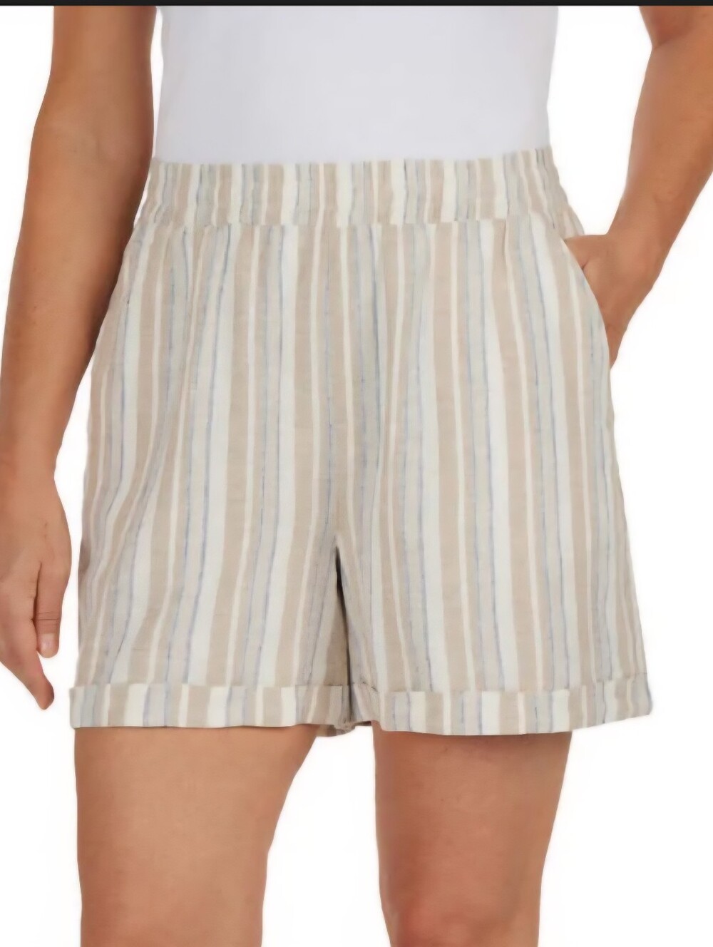Frank And Oak Linen Blend Shorts